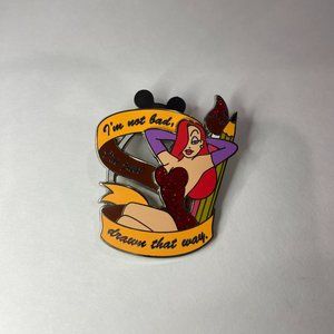 Authentic Disney Jessica Rabbit I’m Not Bad Just Drawn That Way Pin